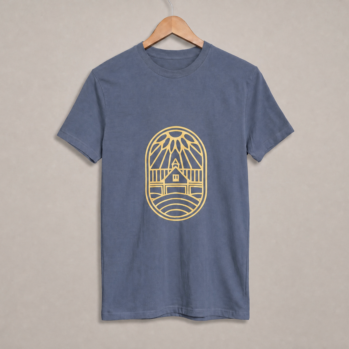 Porter & Co. | Classic Tee — Washed Indigo