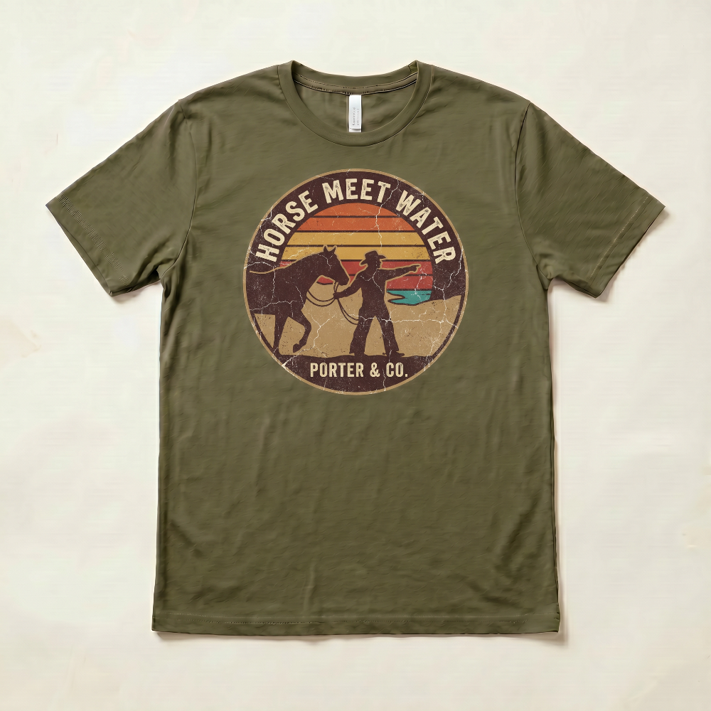Horse Meet Water T-Shirt | Porter & Co.