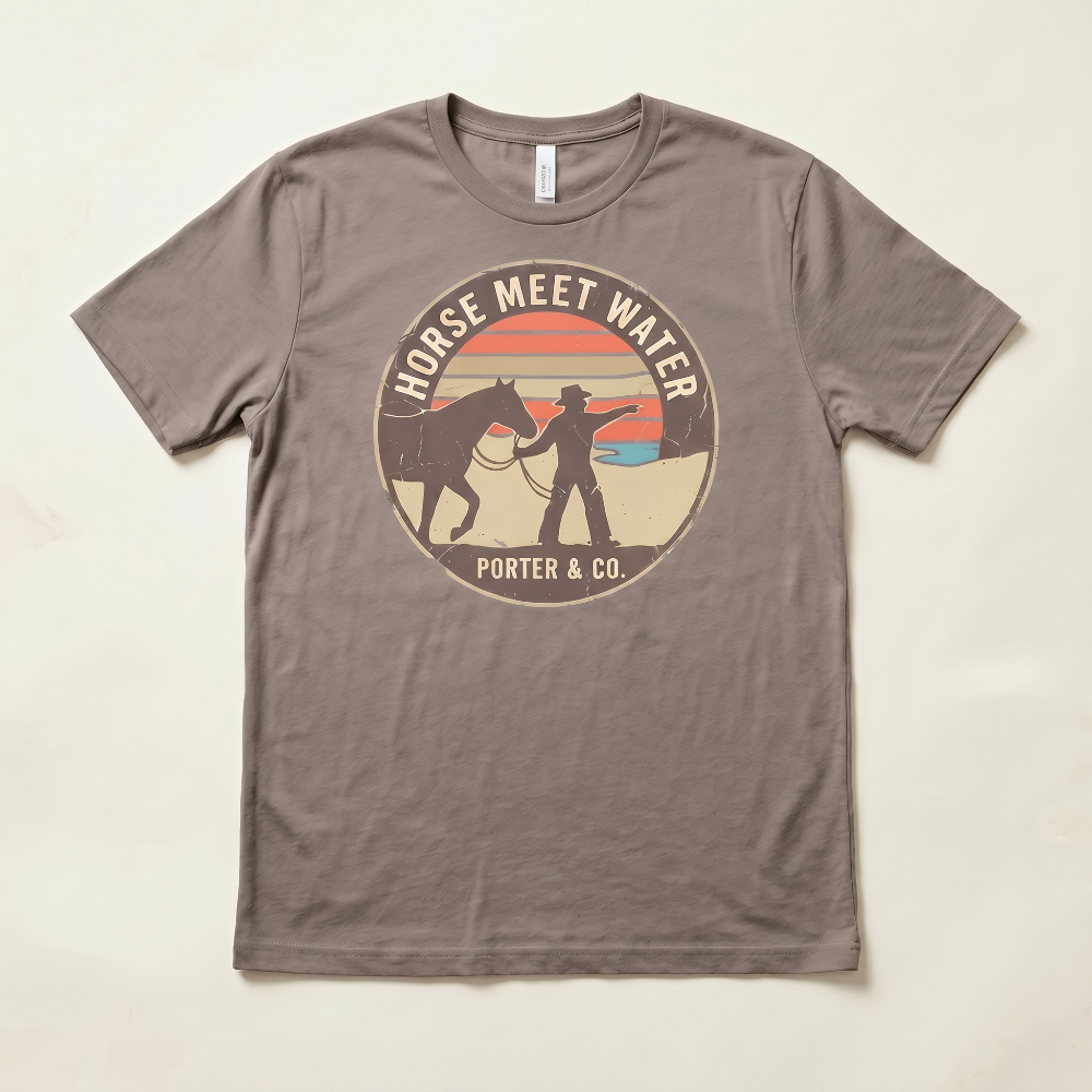 Horse Meet Water T-Shirt | Porter & Co.